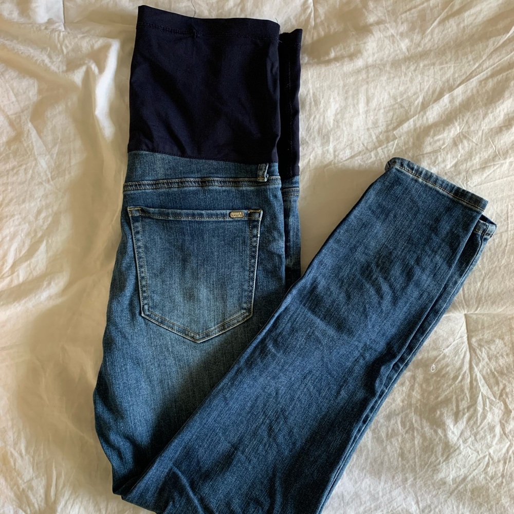 pink blush maternity skinny jeans! 2 available!